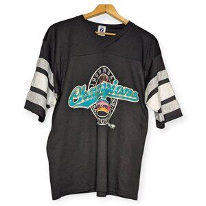 Vintage Logo 7 1999 San Antonio Spurs Champions Short Sleeve Shirt Size Large